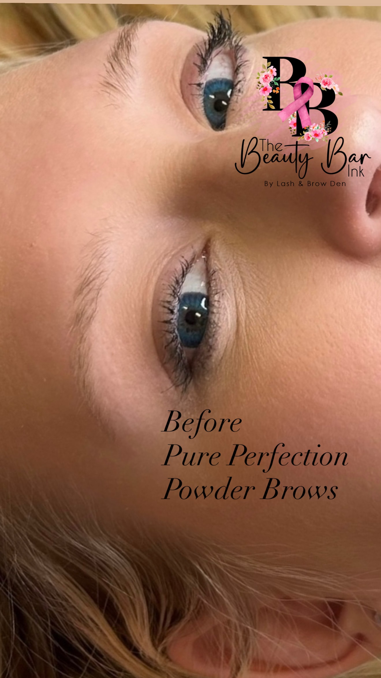 Before powder brows treatment