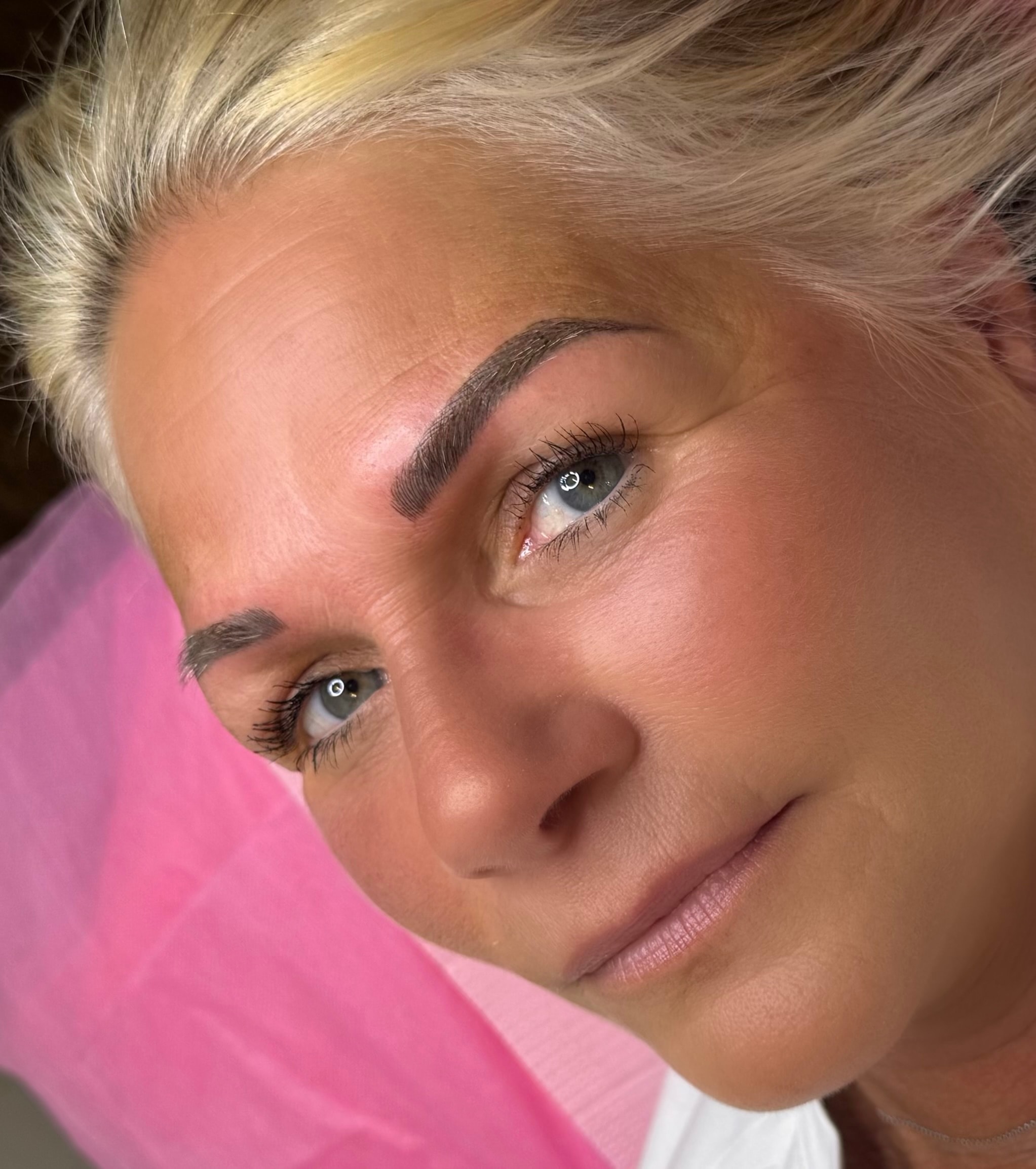 Fresh brow result on blonde client
