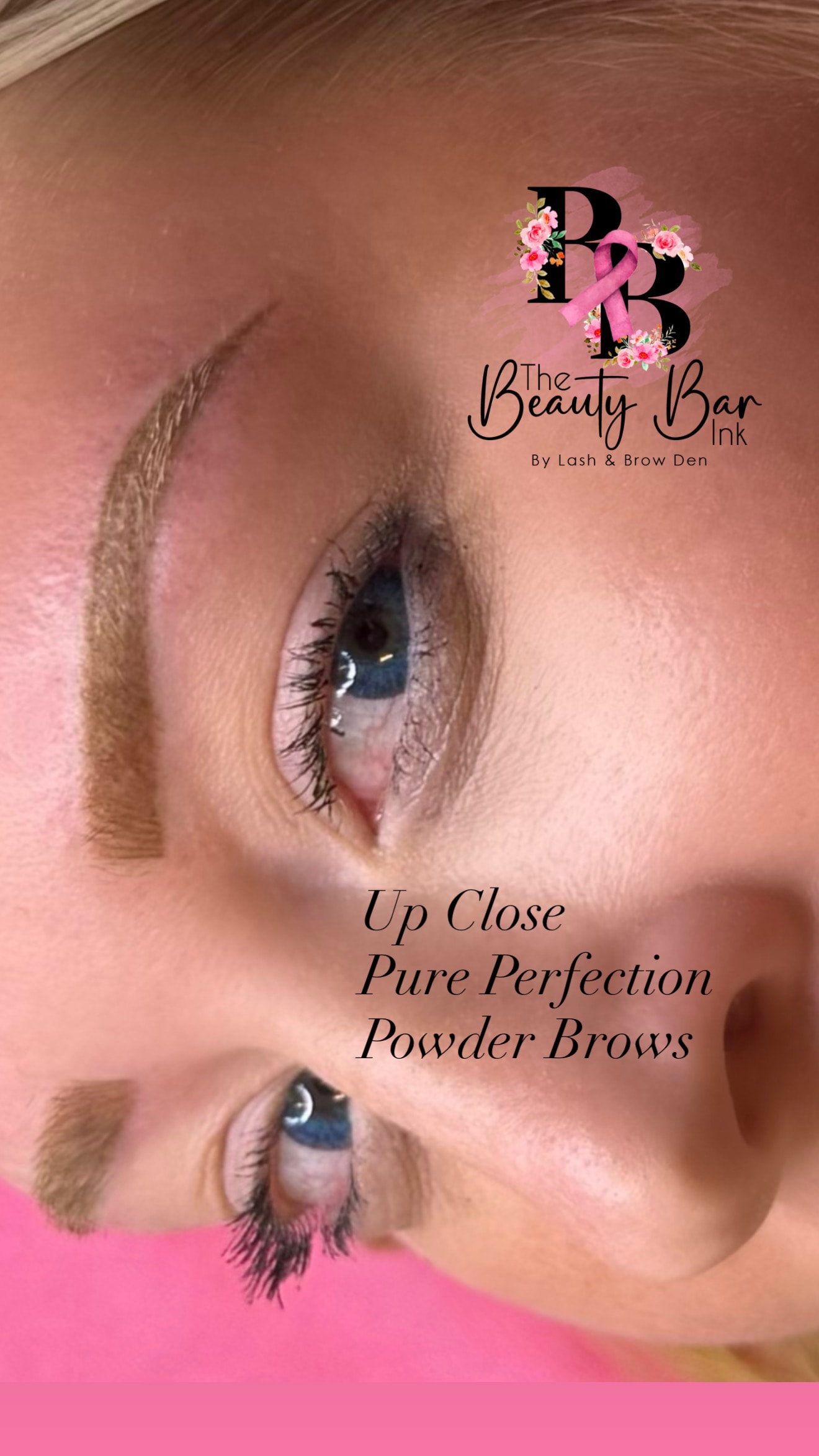 Up close pure perfection powder brows